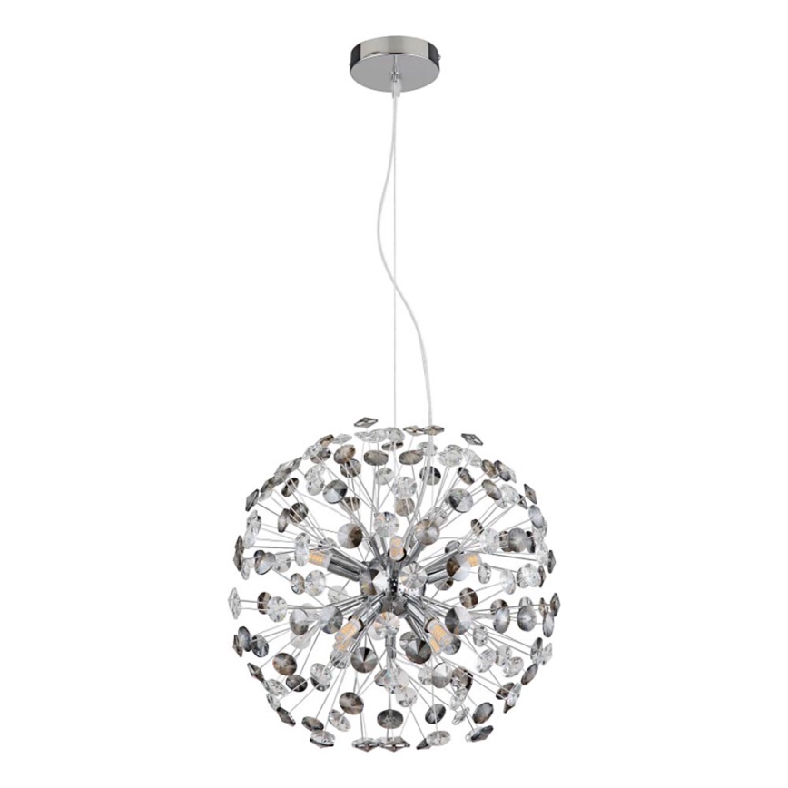 Globo - LED-люстра на тросе 8xG9/3,5W/230V, полированный хром