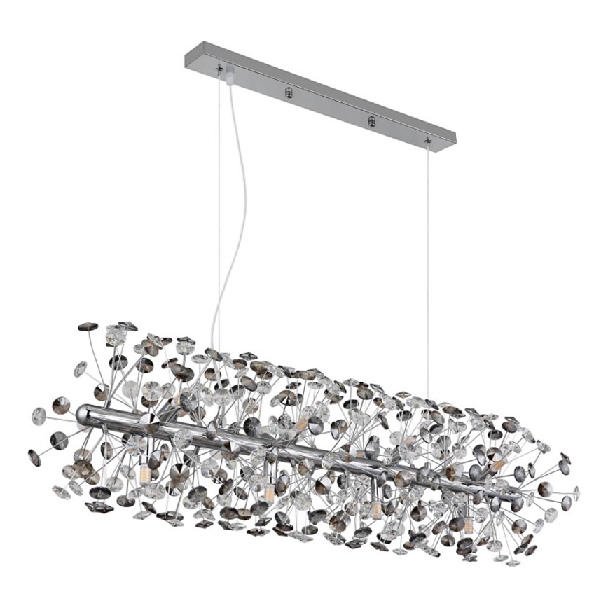 Globo - LED люстра на тросі 12xG9/3,5W/230V полірований хром