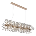 Globo - LED Люстра на тросі 12xG9/3,5W/230V золота