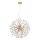 Globo - LED-люстра на тросі 9xG9/3,5W/230V золота