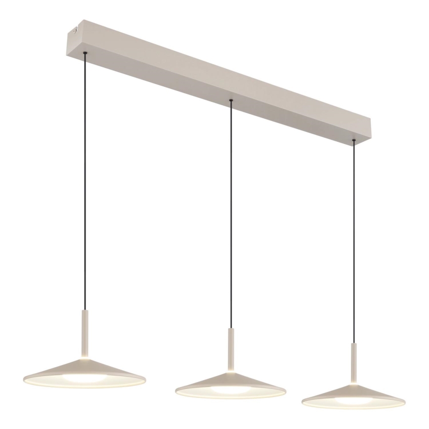 Globo - LED-люстра на тросі LED/24W/230V 4000K кремова