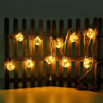 Globo - LED На сонячній батареї декоративна гірлянда 50xLED/0,06W/3,2V 570 см IP44
