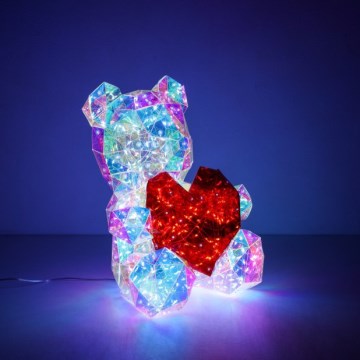 Globo - LED настольная декоративная лампа в подарочной упаковке LED/6W/5V USB медведь