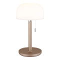 Globo - LED настольная лампа с аккумулятором LED/1,5 Вт/3,7 В 3000/4200/6000K 1800 мАч коричневая