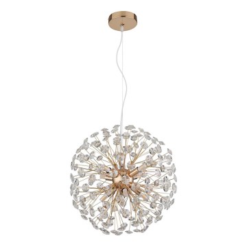 Globo - LED підвісна люстра на тросі 8xG9/3,5W/230V золота