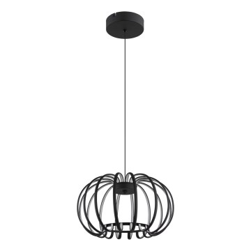 Globo - LED підвісна люстра на тросі з регулюванням яскравості LED/40W/230V 3000K чорна