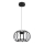 Globo - LED підвісна люстра на тросі з регулюванням яскравості LED/40W/230V 3000K чорна