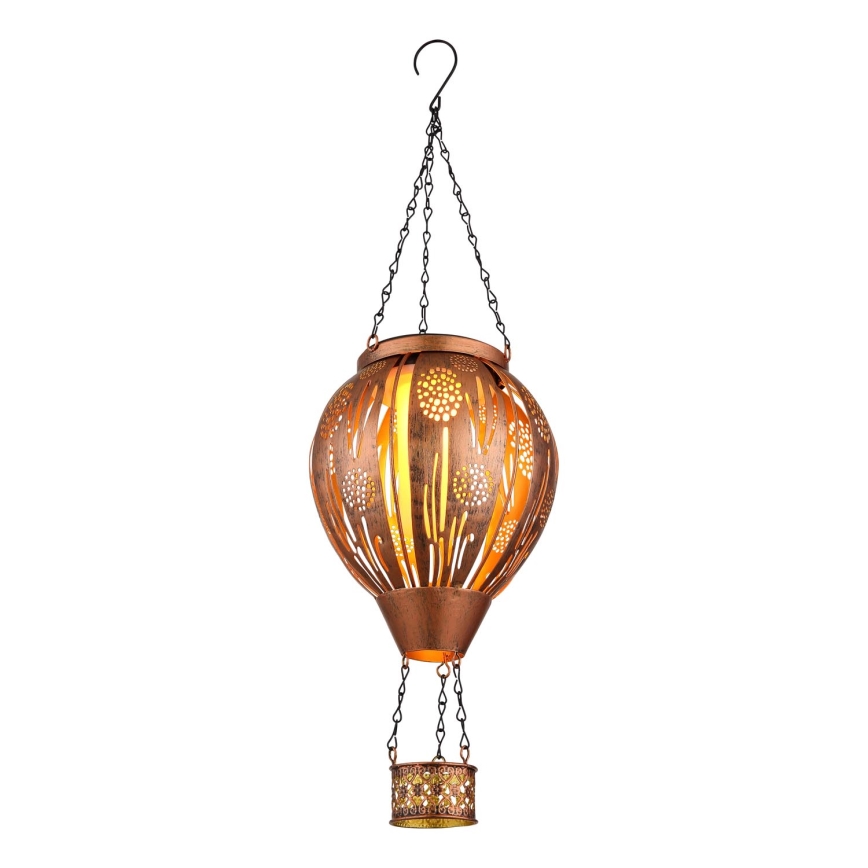 Globo - LED Підвісна прикраса на сонячній батареї 12xLED/0,02W/3V IP44 300 mAh літаюча куля