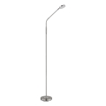 Globo - LED регульована сенсорна підлогова лампа LED/6,5W/230V 2700/3350/4000K матовий хром