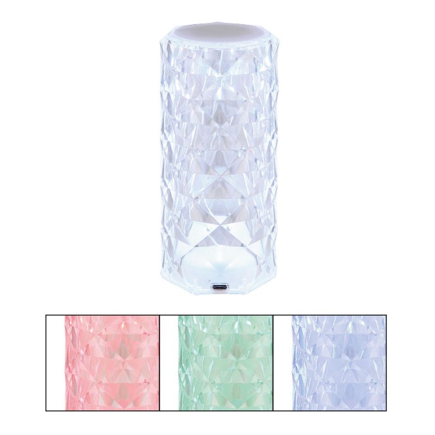 Globo - LED RGB Перезаряжаемая сенсорная настольная лампа LED/0,6 Вт/3,7 В 500 мАч