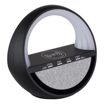 Globo - LED RGB сенсорна настільна лампа з динаміком та бездротовою зарядкою QI LED/3,5W/5V 1800 mAh