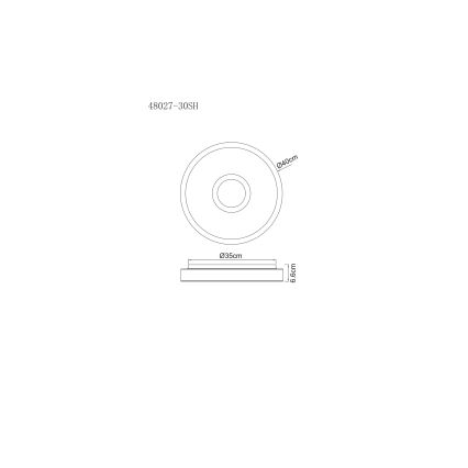 Globo - LED RGB Світильник для ванної з регулюванням яскравості LED/30W/230V IP44 Wi-Fi Tuya + пульт дистанційного керування