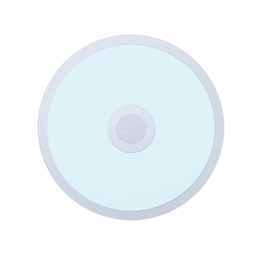 Globo - LED RGBW Світильник для ванної з регулюванням яскравості з динаміком LED/18W/230V 3000-6500K IP44 + пульт дистанційного керування