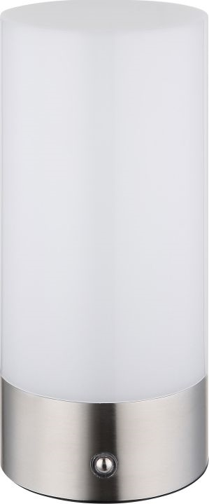 Globo - LED RGBW Сенсорна вулична настільна лампа з регулюванням яскравості LED/1,8W/5V 1500 mAh IP44 матовий хром