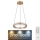 Globo - LED С регулированием яркости хрусталь люстра подвесная LED/36W/230V 2700K-6000K + дистанционное управление