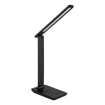 Globo - LED Сенсорна акумуляторна настільна лампа з регулюванням яскравості LED/5W/5V 2700/4000/6500K 1800 mAh чорний