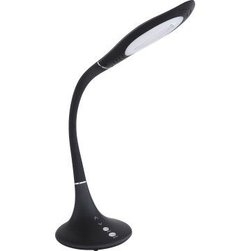 Globo - LED Сенсорна гнучка настільна лампа з регулюванням яскравості LED/9W/230V 3000/4500/6500K чорний