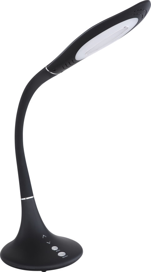 Globo - LED Сенсорна гнучка настільна лампа з регулюванням яскравості LED/9W/230V 3000/4500/6500K чорний