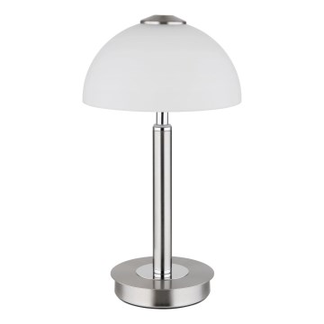 Globo - LED сенсорна настільна лампа з регулюванням яскравості LED/7W/230V 3000K матовий хром