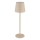 Globo - LED Сенсорна вулична лампа з регулюванням яскравості LED/3W/3,7V IP44 1800 mAh USB бежевий