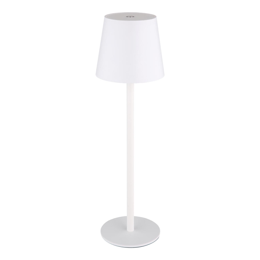 Globo - LED Сенсорна вулична лампа з регулюванням яскравості LED/3W/3,7V IP44 1800 mAh USB білий