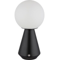 Globo - LED Сенсорна вулична настільна лампа з регулюванням яскравості LED/1,5W/5V 3000/4500/6500K 1800 mAh IP41 чорний