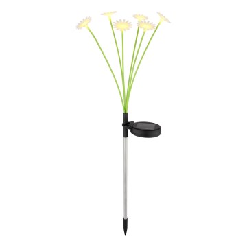 Globo - LED солнечный светильник 6xLED/3V IP44 600 mAh в виде цветка