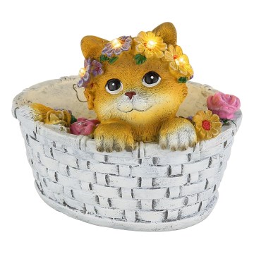 Globo - LED солнечный светильник LED/1,2V IP44 300 mAh кошка