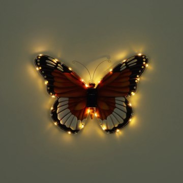 Globo - LED сонячний світильник LED/3V IP44 200 mAh метелик