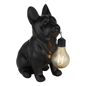 Globo - LED сонячний світильник LED/3V IP44 300 mAh чорний пес