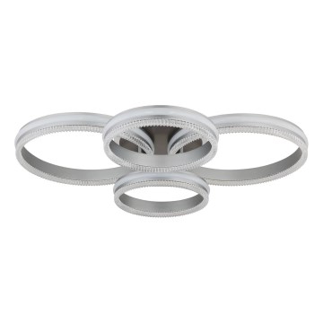 Globo - LED стельний світильник з регульованою яскравістю LED/90W/230V 2700-6000K сріблястий + пульт дистанційного керування