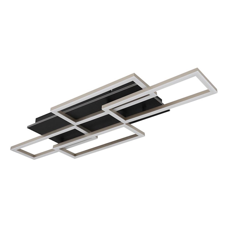 Globo - LED стельовий світильник із регульованою яскравістю LED/40W/230V 2700-6500K 32,5x87,5 см чорний + пульт дистанційного керування