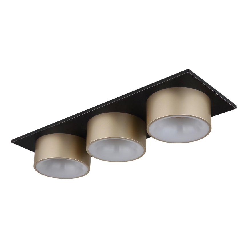 Globo - LED стельовий світильник LED/24 Вт/230 В 3000 К 58x20 см латунь