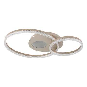 Globo - LED стельовий світильник LED/30W/230V 3000K 70x50 см бежевий