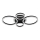 Globo - LED стельовий світильник LED/40 Вт/230 В 2700/4500/6500 К, діам. 35,5x53 см, чорний