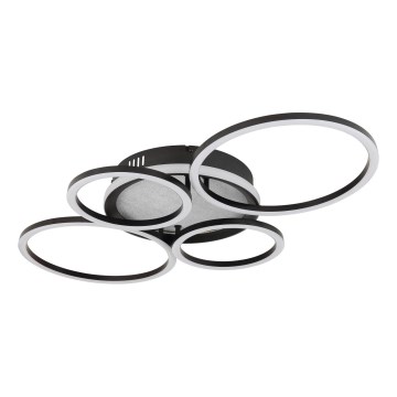 Globo - LED стельовий світильник LED/40Вт/230В 4000K 72x52 см чорний