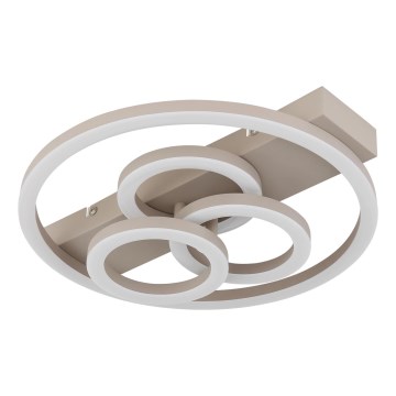 Globo - LED-стельовий світильник з регулюванням яскравості LED/40W/230V 2700-6500K, розміри 35x33 см, латунь + пульт дистанційного керування