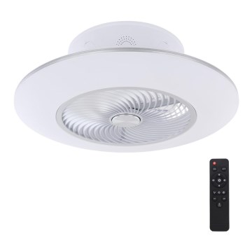 Globo - LED Стельовий світильник з вентилятором та регулюванням яскравості LED/40W/230V 3000-6000K + пульт дистанційного керування