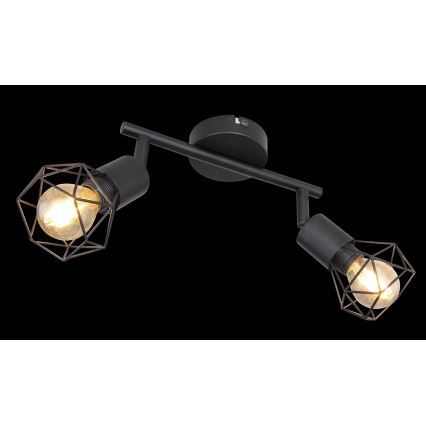 Globo - Світильник точковий LED 2xE14/6W/230V чорний