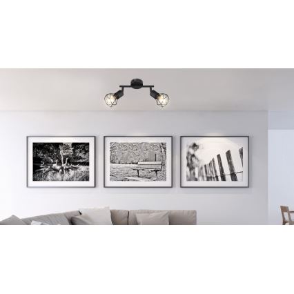 Globo - Світильник точковий LED 2xE14/6W/230V чорний