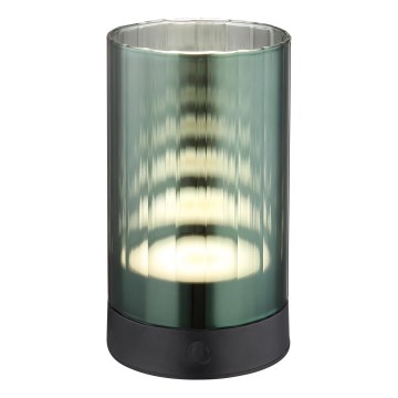 Globo - LED Вулична акумуляторна сенсорна настільна лампа з регулюванням яскравості LED/2W/3,7V 2700/4000/6500K 1200mAh IP44 зелений