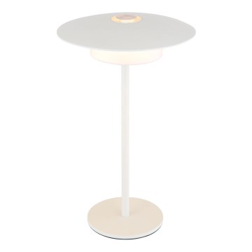Globo - LED Вулична акумуляторна сенсорна настільна лампа LED/3W/3,7V 1800/2700/3000K IP44 1800 mAh білий