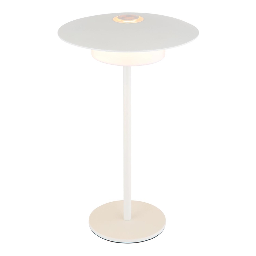Globo - LED Вулична акумуляторна сенсорна настільна лампа LED/3W/3,7V 1800/2700/3000K IP44 1800 mAh білий