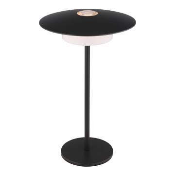 Globo - LED Вулична акумуляторна сенсорна настільна лампа LED/3W/3,7V 1800/2700/3000K IP44 1800 mAh чорний