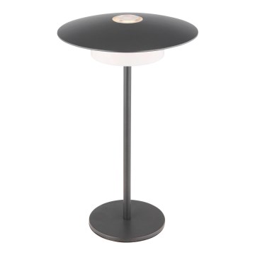 Globo - LED Вулична акумуляторна сенсорна настільна лампа LED/3W/3,7V 1800/2700/3000K IP44 1800 mAh сірий