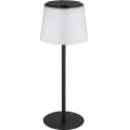 Globo - LED Вулична сенсорна настільна лампа з регулюванням яскравості LED/1,8W/5V IP44 1800 mAh чорний/білий