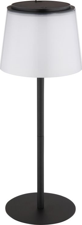 Globo - LED Вулична сенсорна настільна лампа з регулюванням яскравості LED/1,8W/5V IP44 1800 mAh чорний/білий