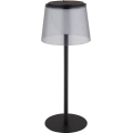 Globo - LED Вулична сенсорна настільна лампа з регулюванням яскравості LED/1,8W/5V IP44 1800 mAh чорний/димчастий