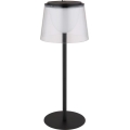 Globo - LED Вулична сенсорна настільна лампа з регулюванням яскравості LED/1,8W/5V IP44 1800 mAh чорний/прозорий