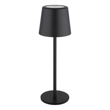 Globo - LED Вулична сенсорна настільна лампа з регулюванням яскравості LED/2W/5V 3000/4000/6000K 2200 mAh IP44 чорний